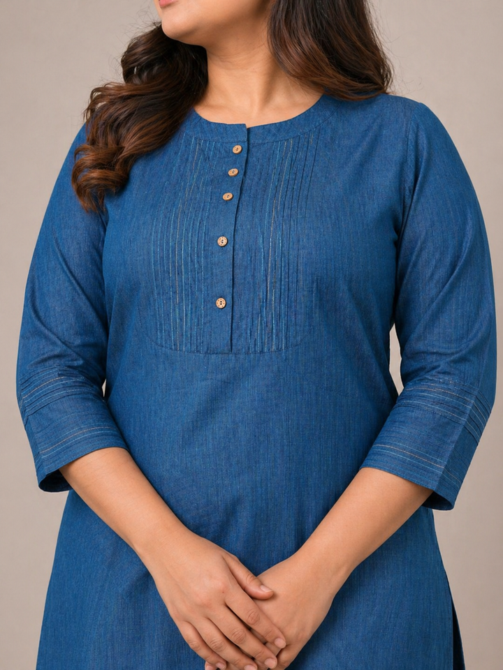 Teal Kurta Pant Set