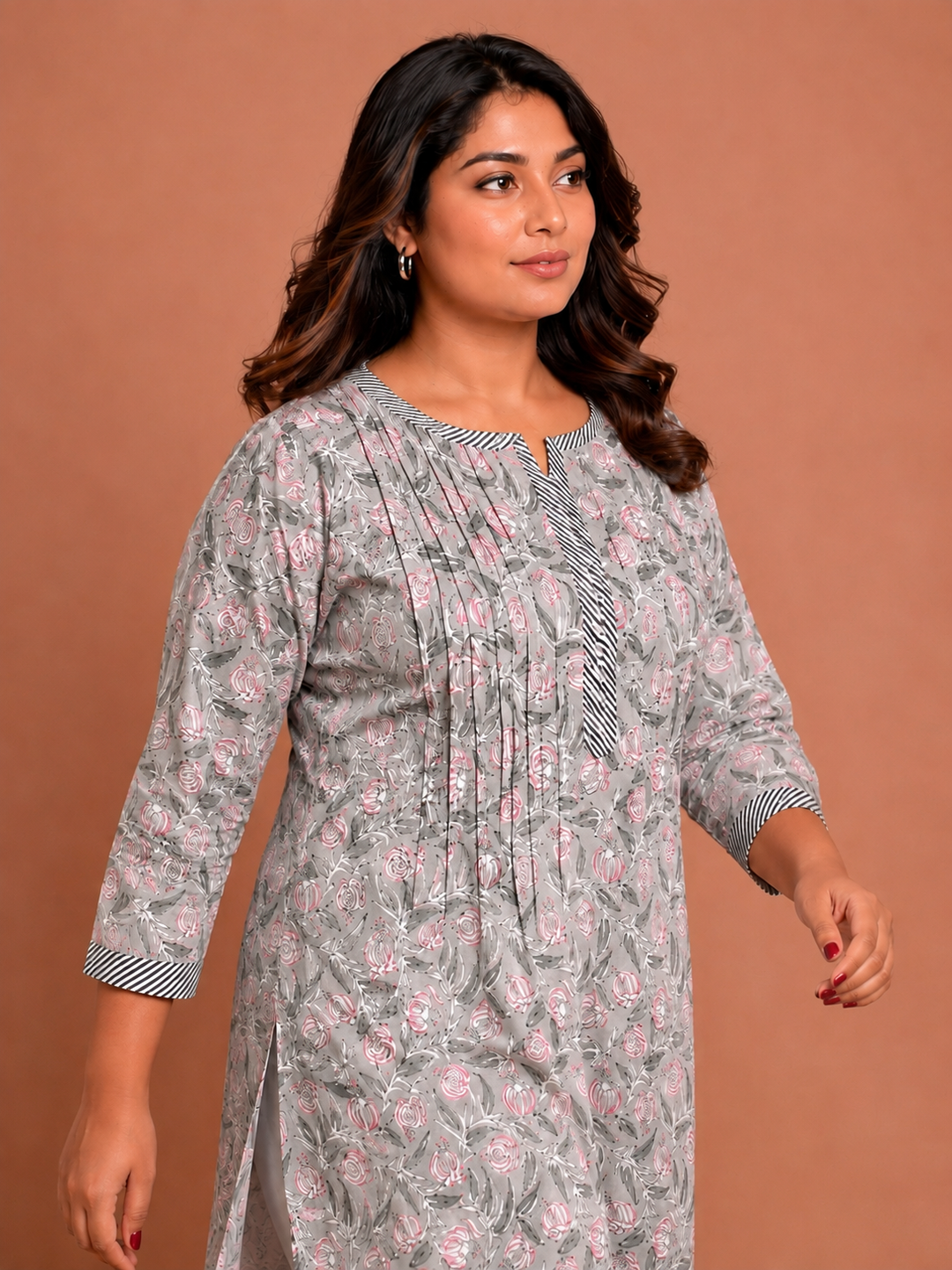 Lavendar Chikankari Kurta only