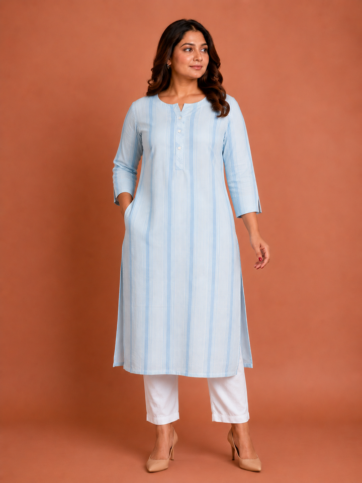Coral Chikankari Kurta only