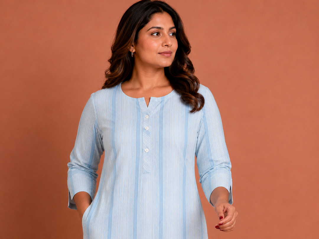 Coral Chikankari Kurta only