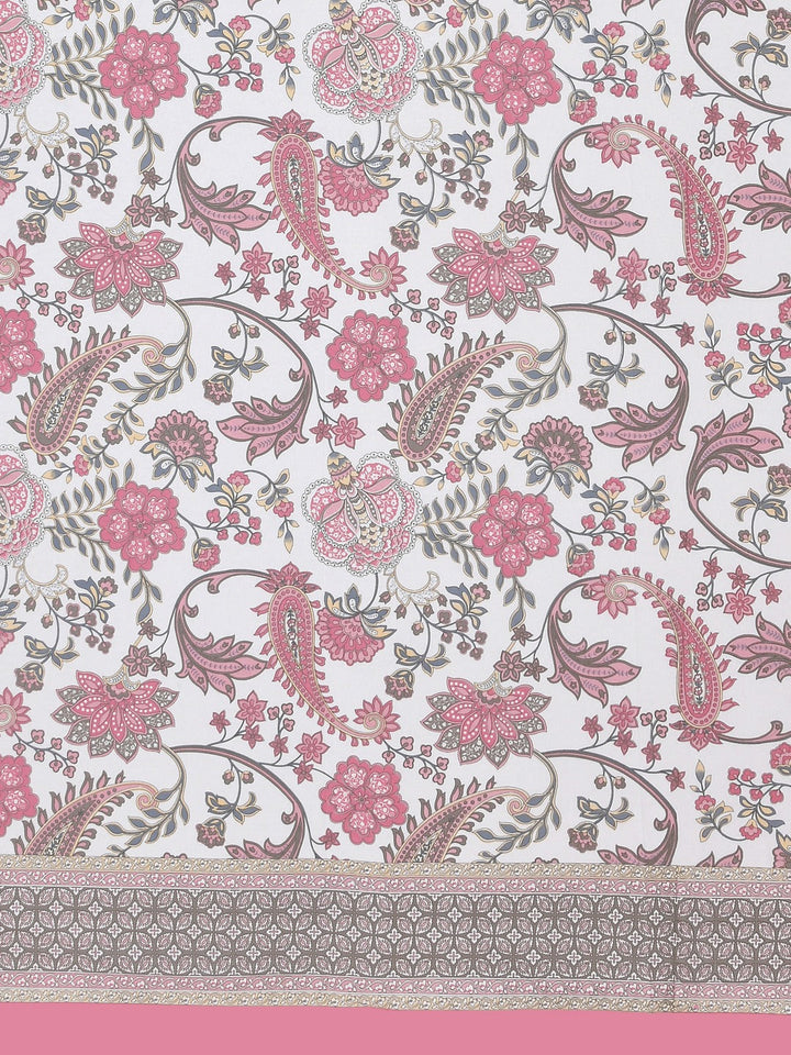 Pink-&-Grey-Handblock-Print-Bedsheet-With-2-Pillow-Covers