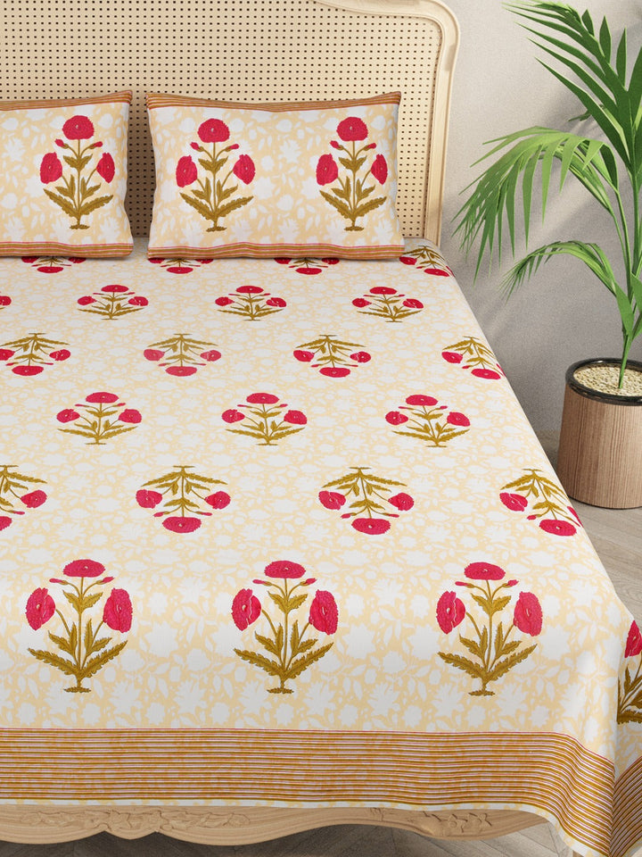 Multicolor-Cotton-Bedsheet-With-2-Pillow-Covers