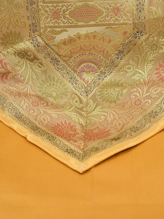 Yellow-Banarasi-Zari-Table-Runner