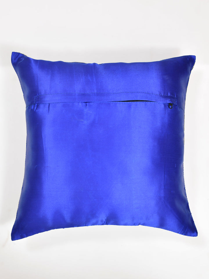 Blue-Banarasi-Zari-Cushion-Cover