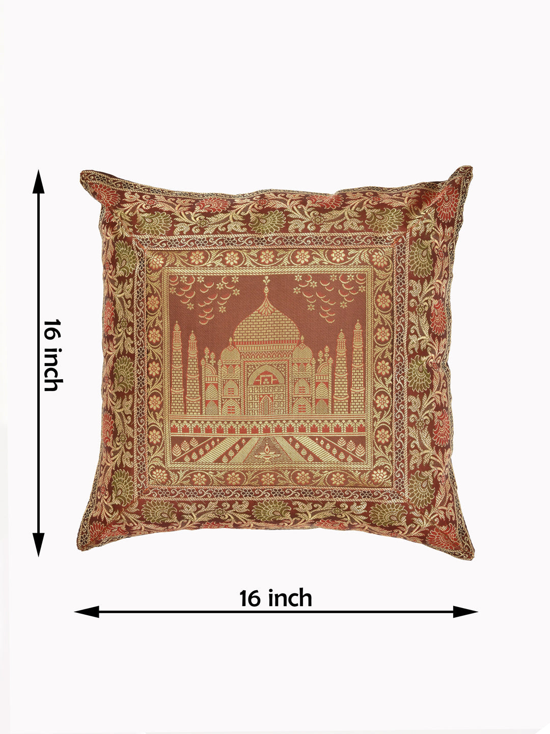 Maroon-Banarasi-Zari-Cushion-Cover