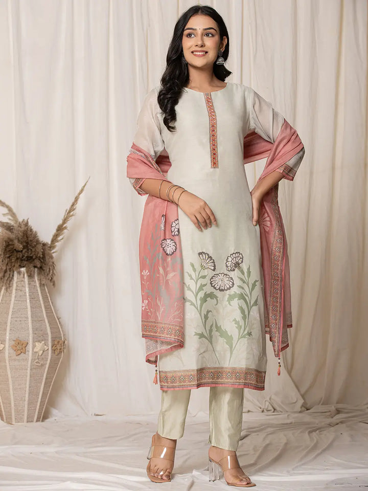 Cream-Chanderi-Embroidered-Straight-3-Piece-Kurta-Set