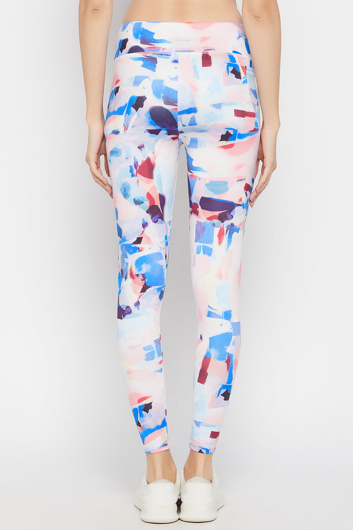 Multicolour-Poly-Spandex-Low-Rise-Print-Tights-With-Side-Pocket