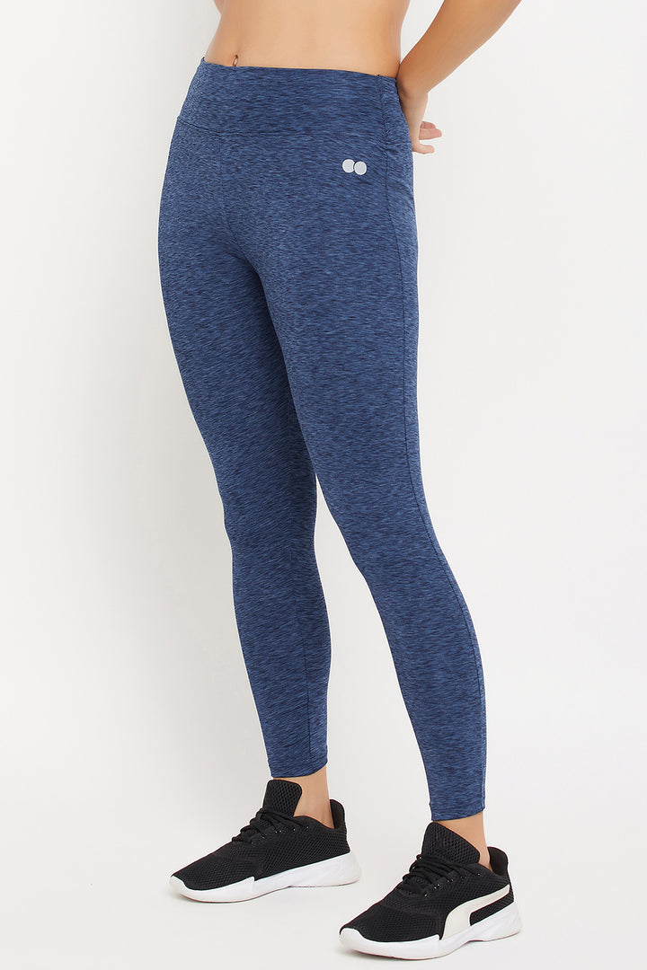 Blue-Poly-Spandex-High-Rise-Tights-With-Side-Pocket