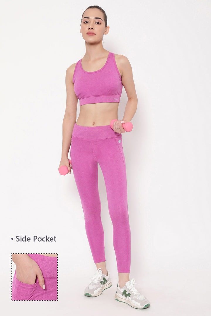 Magenta-Poly-Spandex-High-Rise-Active-Tights-With-Side-Pocket