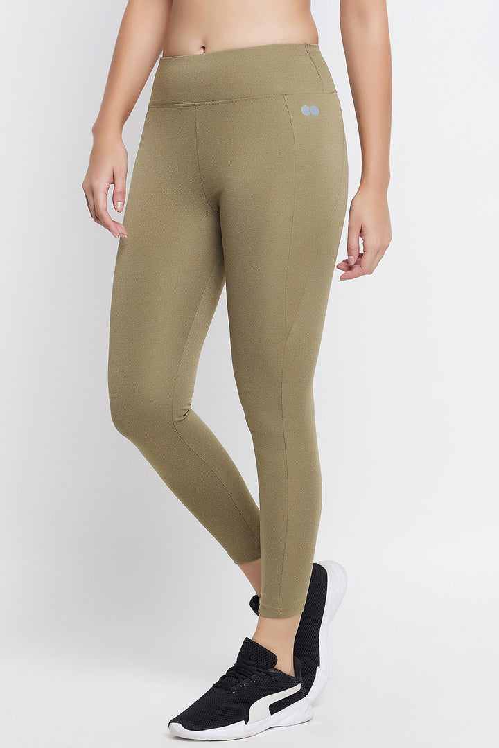 Olive-Green-Poly-Spandex-High-Rise-Tights-With-Side-Pocket