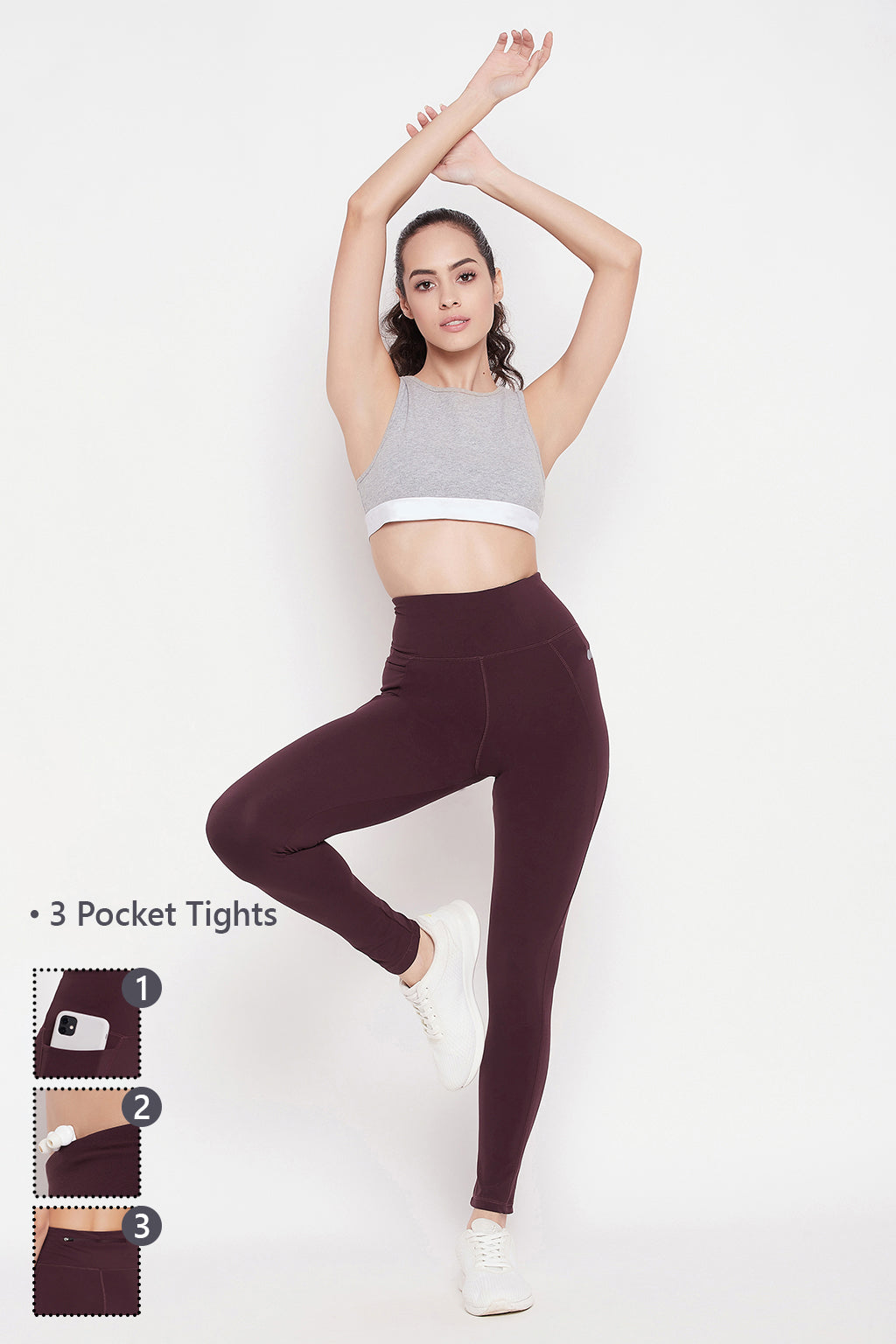 Maroon-Polyamide-High-Rise-3-Pocket-Tights