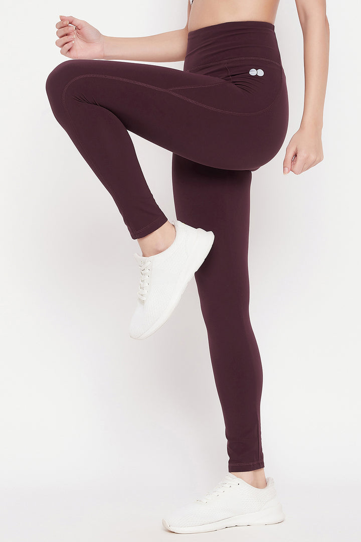 Maroon-Polyamide-High-Rise-3-Pocket-Tights