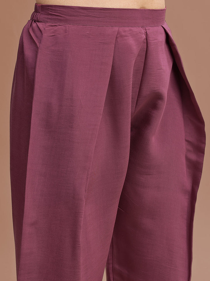 Mauve-Silk-Blend-Sequinns-Work-Co-Ord-Set