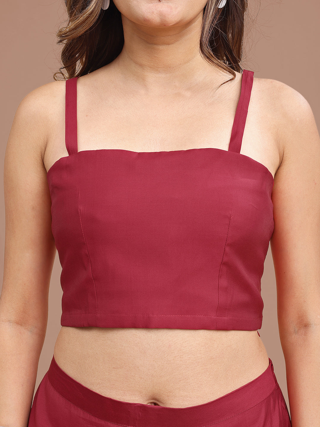 Red-Silk-Blend-Brocade-Co-ord-Set