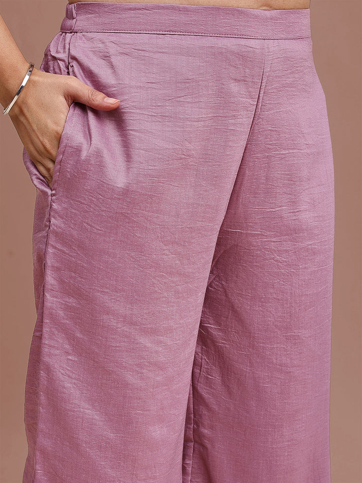 Mauve-Silk-Blend-Zari-Work-Yoke-Embroidered-Co-Ord-Set