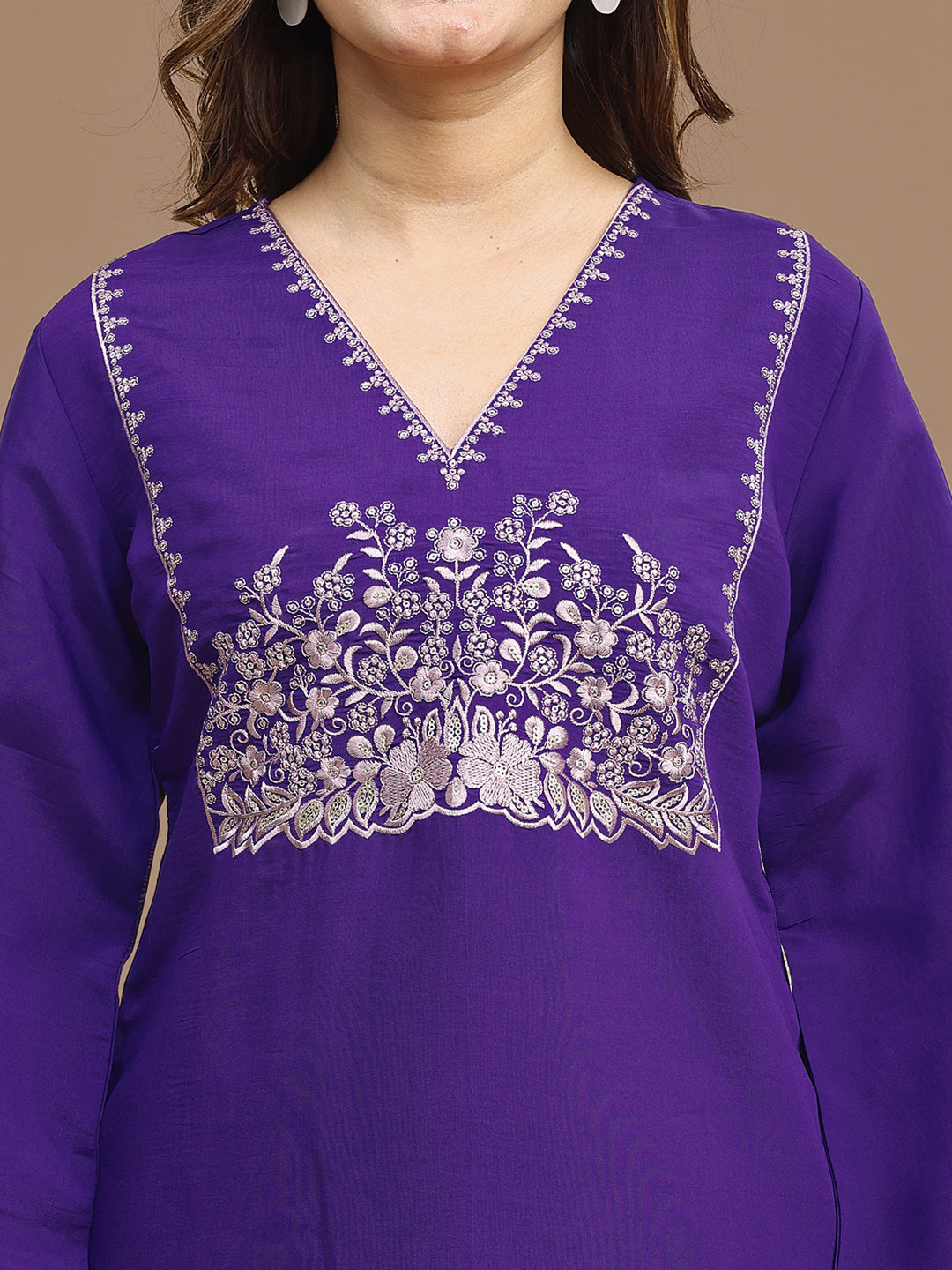 Purple-Silk-Blend-Embroidered-2-Piece-Sharara-Set