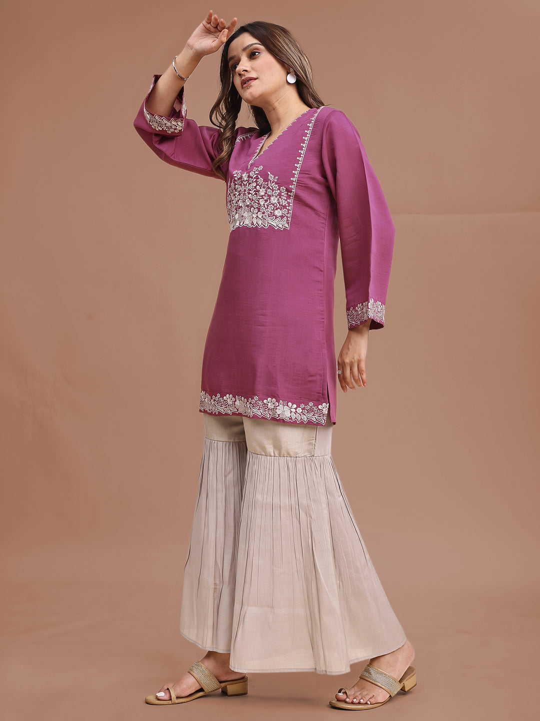 Mauve-Silk-Blend-Embroidered-2-Piece-Sharara-Set