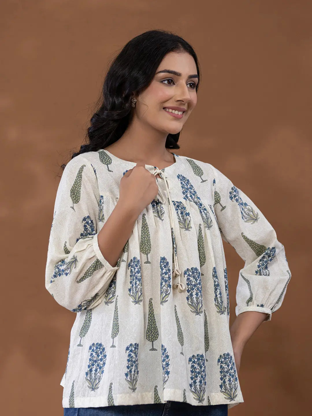 White-Cotton-Ethnic-Motifs-Printed-Top