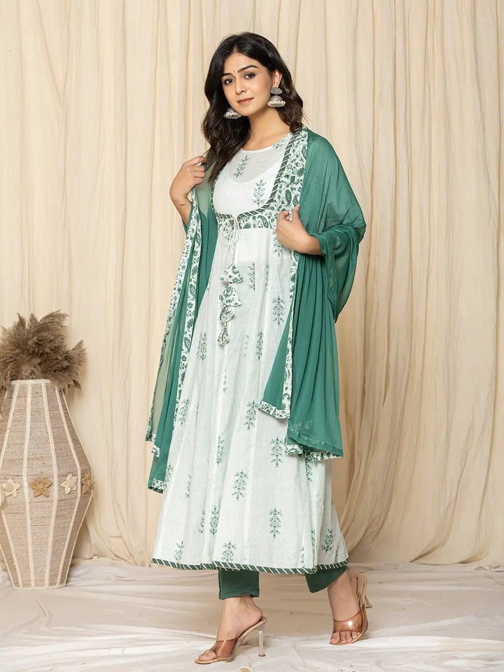 Green-Cotton-Sequins-Work-Anarkali-Set