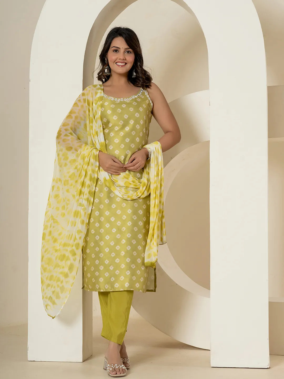 Green-Silk-Mirror-Work-3-Piece-Kurta-Set