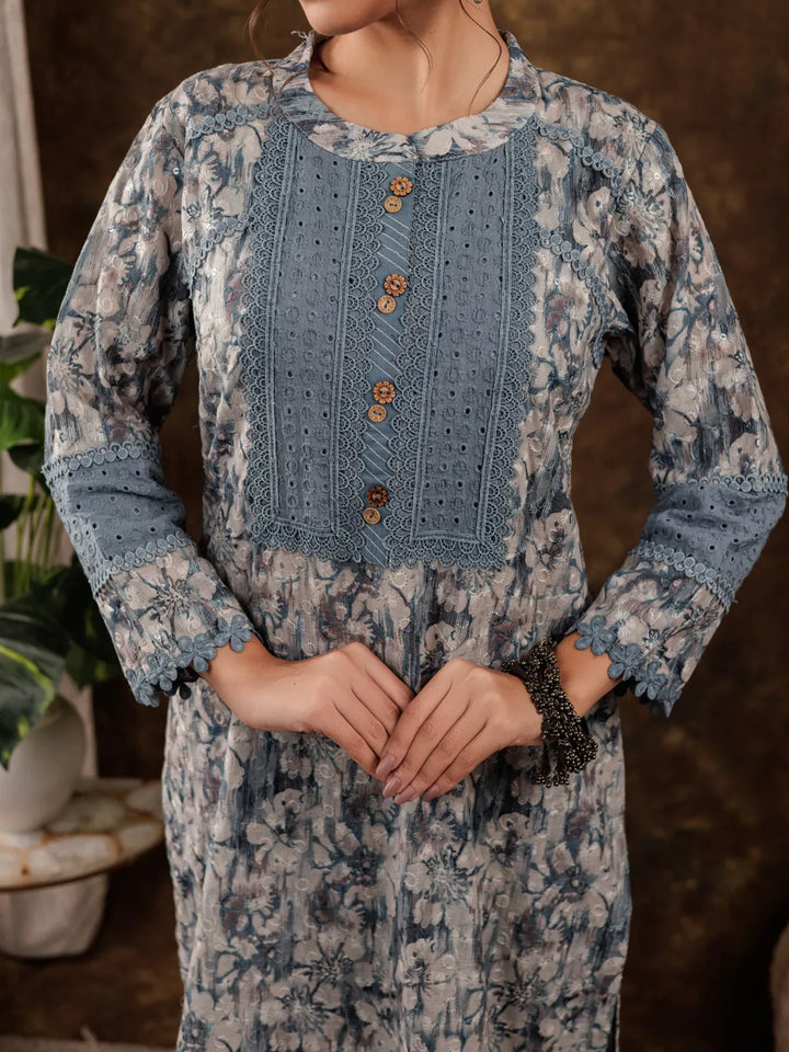 Grey-Cotton-Schiffli-Lace-Detailing-3-Piece-Kurta-Set