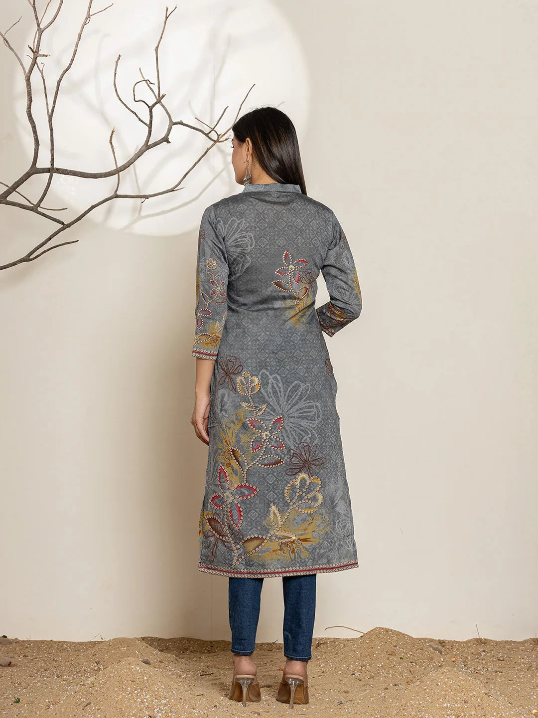 Grey-Silk-Blend-Digital-Print-Kurta