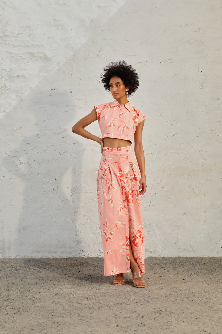 Peach-Cotton-&-Linen-Crush-Co-ord-Set