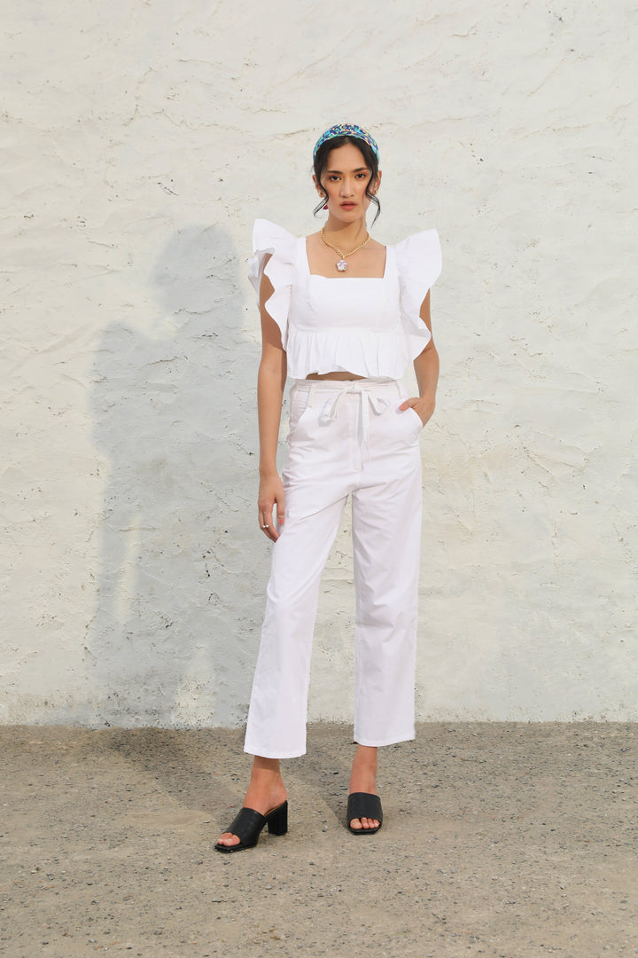 White-Cotton-Enchantress-Trousers-Only