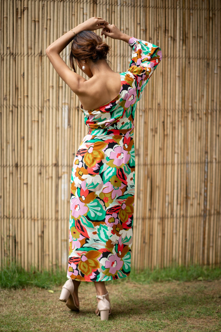 Multi-Color-Cotton-Nour-Wildflower-Dress