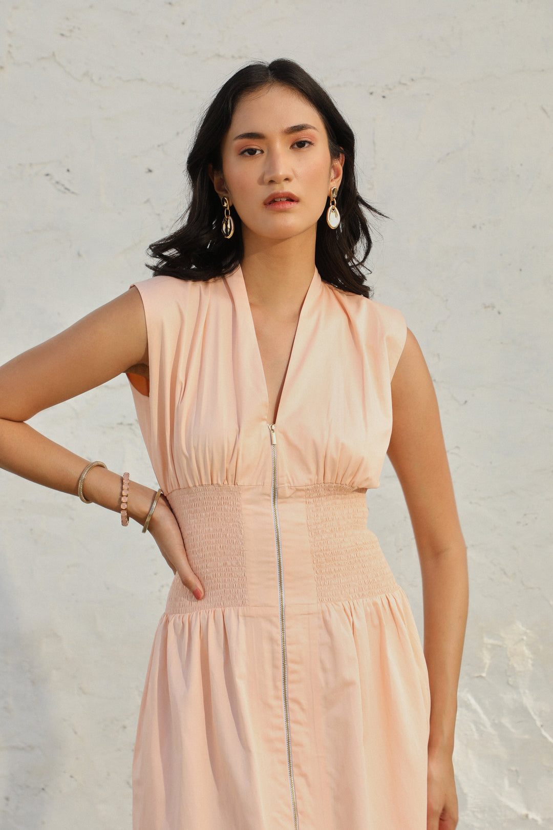 Peach-Cotton-Sunset-Midi-Dress