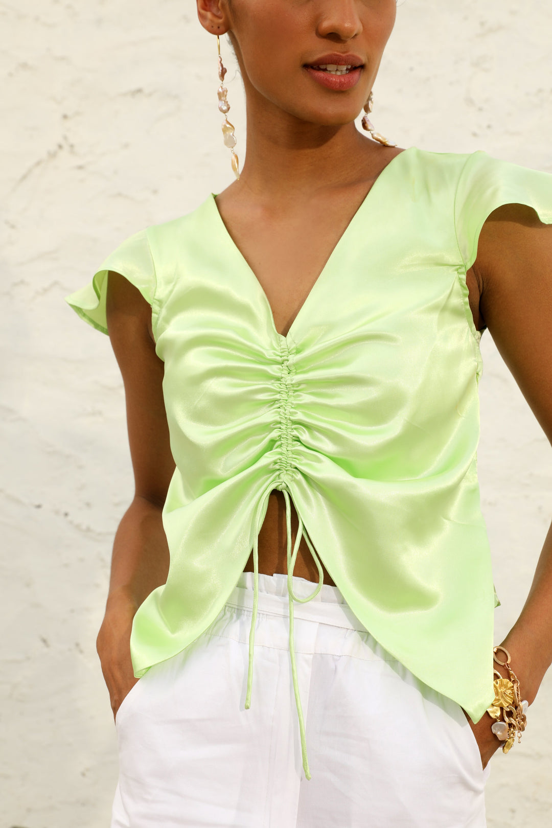 Green-Polyester-Goddess-Top-Only
