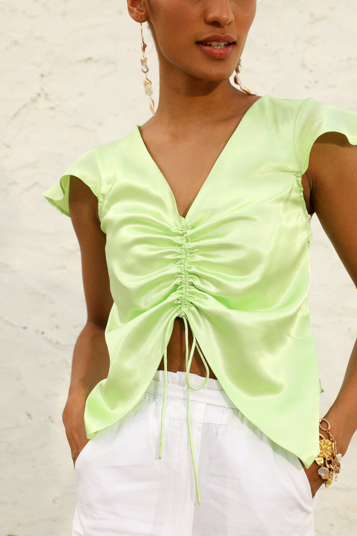 Green-Polyester-Goddess-Top-Only