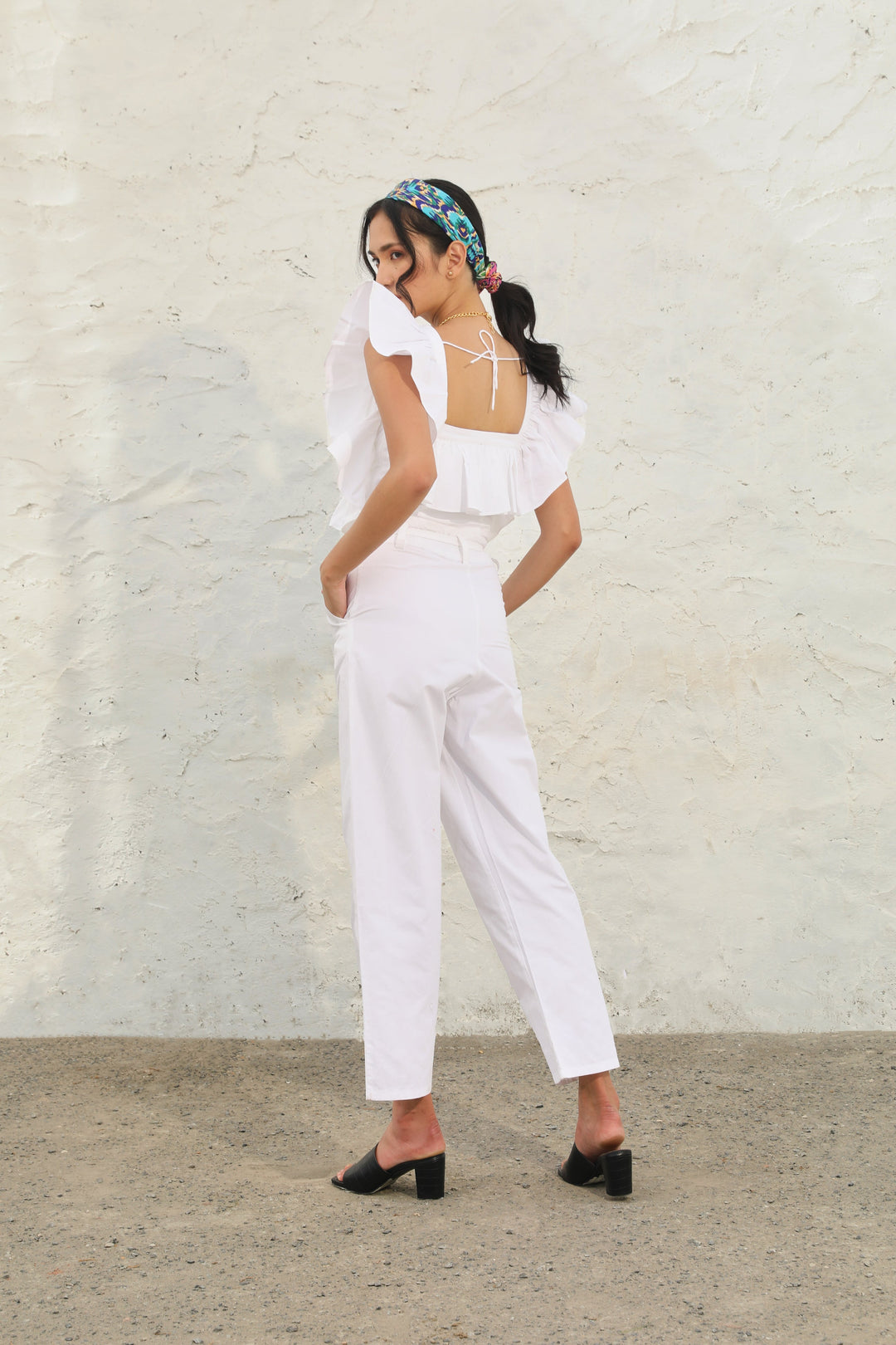 White-Cotton-Enchantress-Trousers-Only