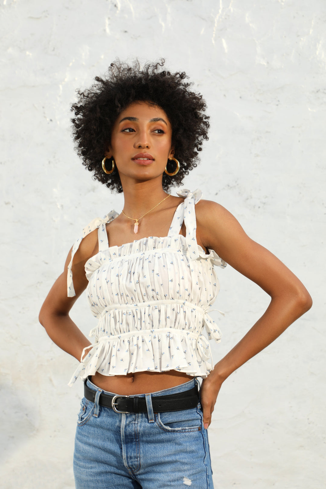 White-Cotton-Belle-Top-Only