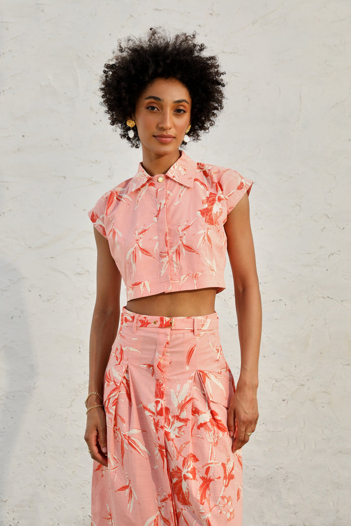 Peach-Cotton-&-Linen-Crush-Co-ord-Set