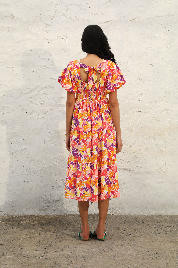 Multicolor-Cotton-&-Rayon-Mystic-Dress