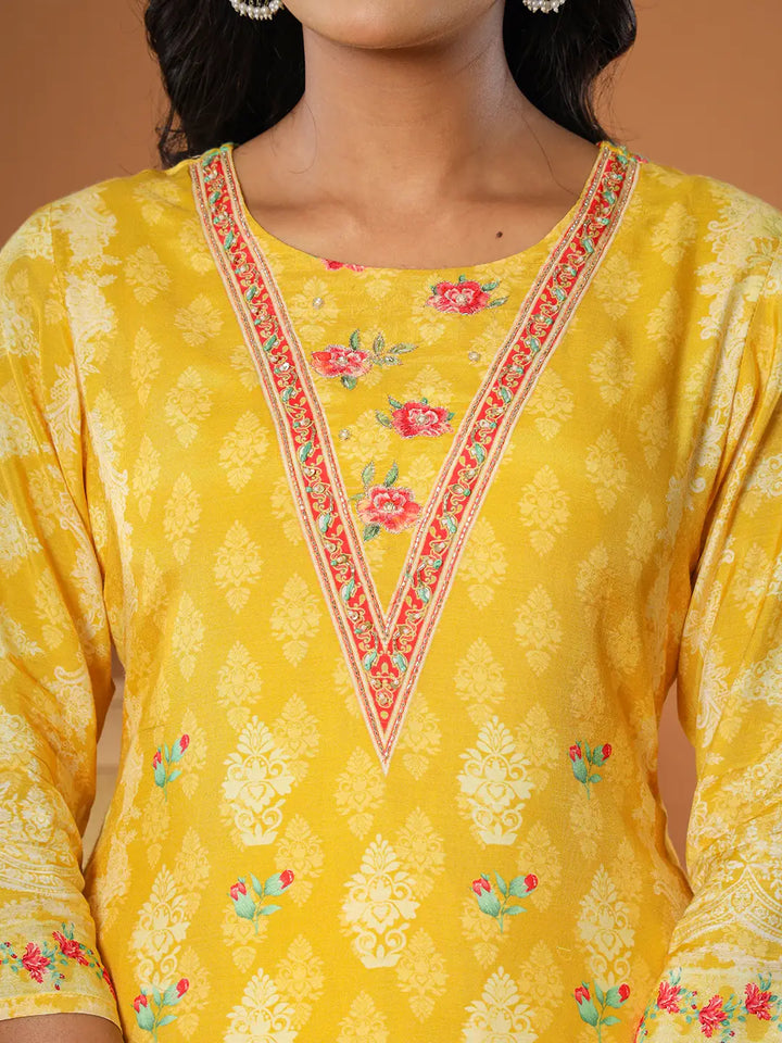 Mustard-Yellow-Muslin-Hand-Embroidery-3-Piece-Kurta-Set