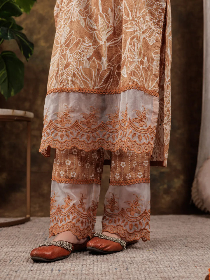 Mustard-Cotton-Lace-Detailed-3-Piece-Kurta-Set