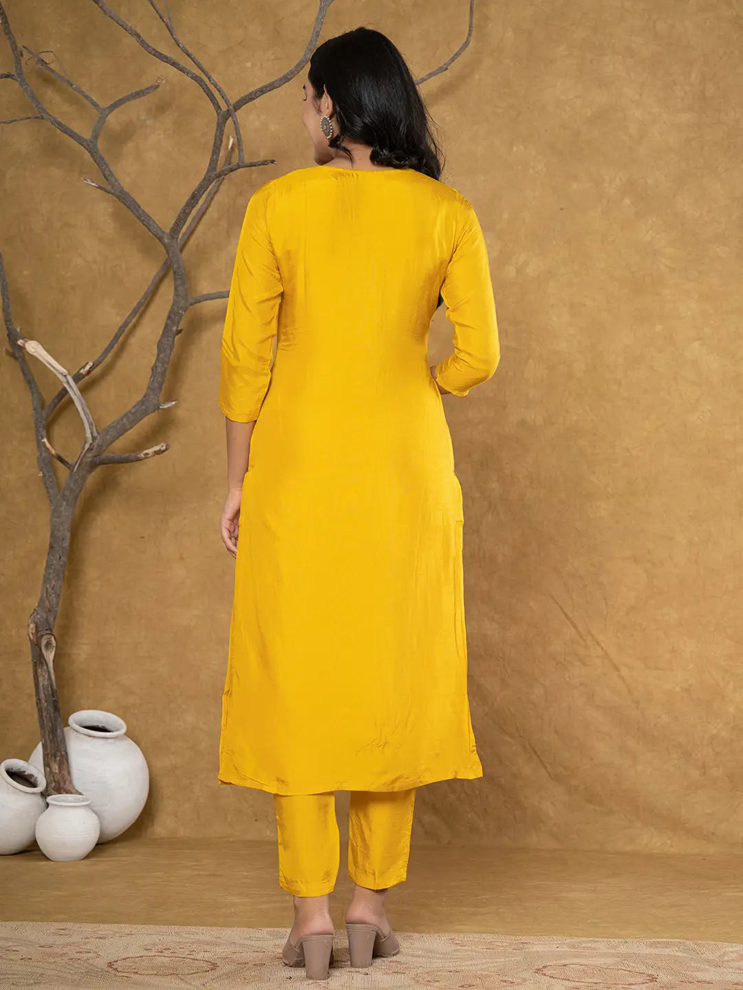 Mustard-Silk-Beads-&-Stones-Sequins-Work-3-Piece-Kurta-Set