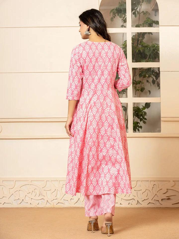 Pink-Pure-Cotton-Ethnic-Motifs-Embroidered-Anarkali-Set