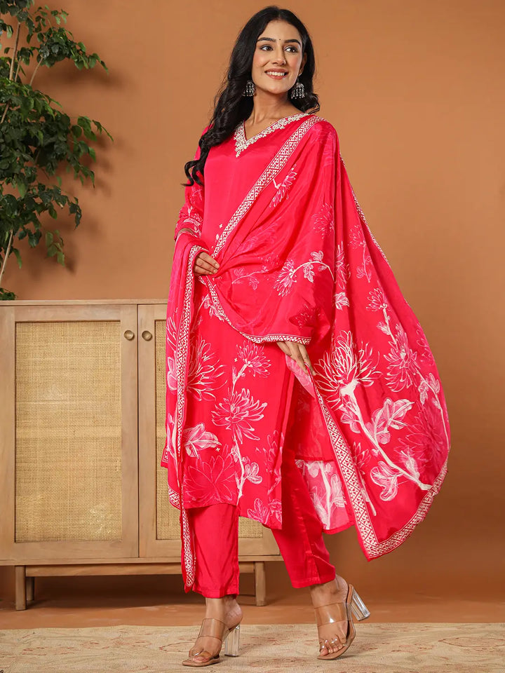 Pink-Muslin-Hand-Embroidery-3-Piece-Kurta-Set