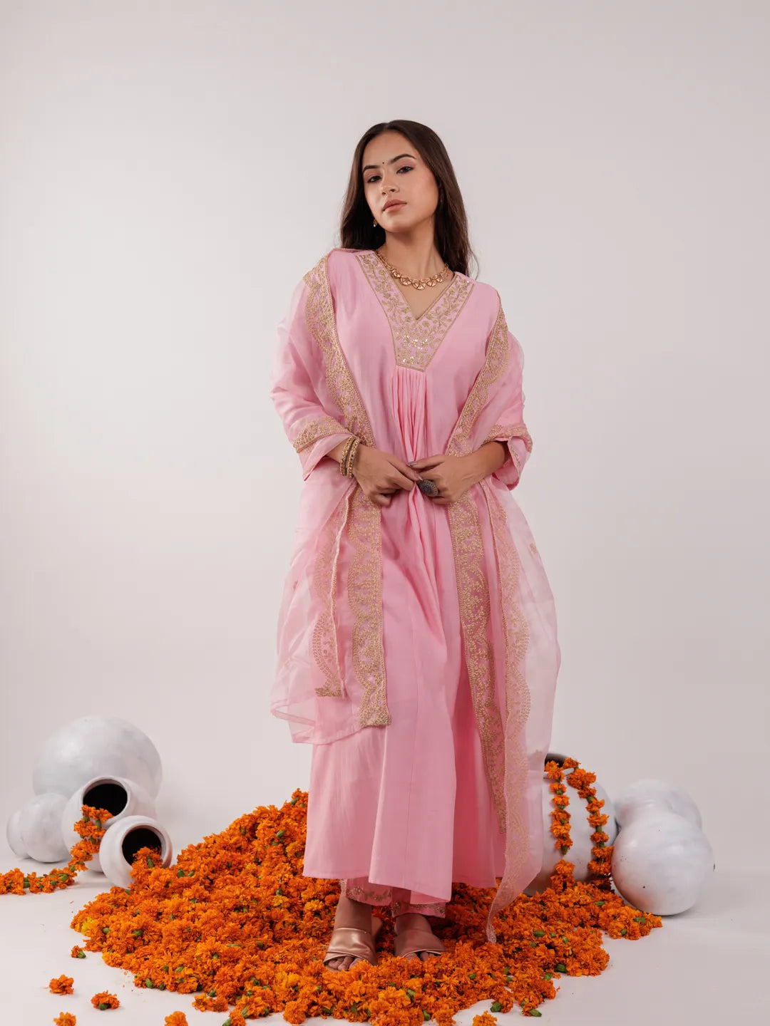 Pink-Silk-Embroidered-3-Piece-Kurta-Set