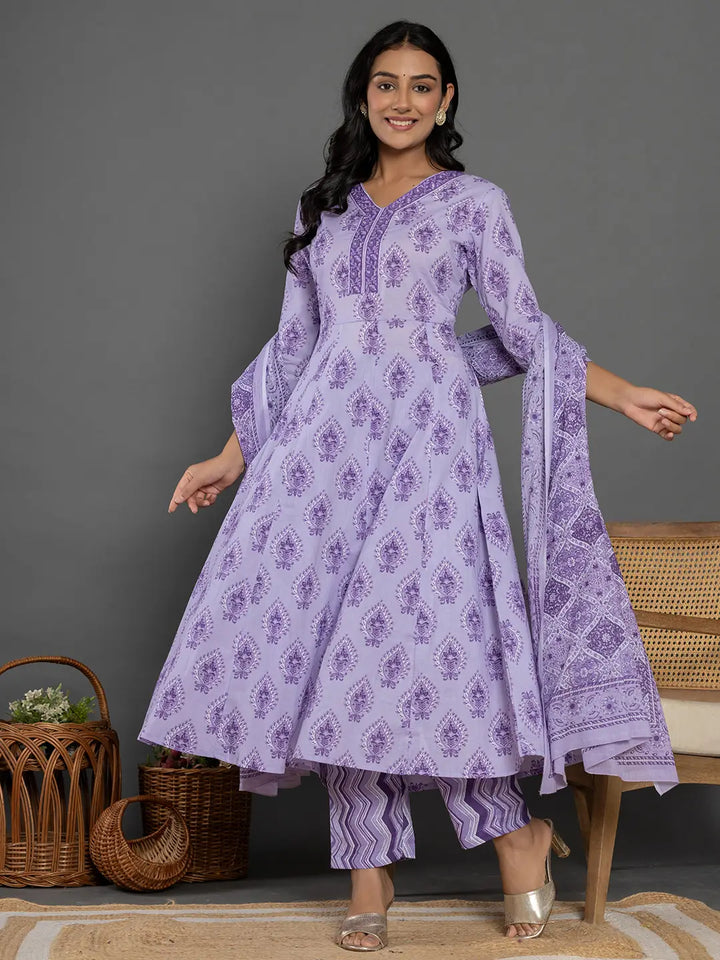 Purple-Cotton-Ethnic-Motifs-3-Piece-Kurta-Set