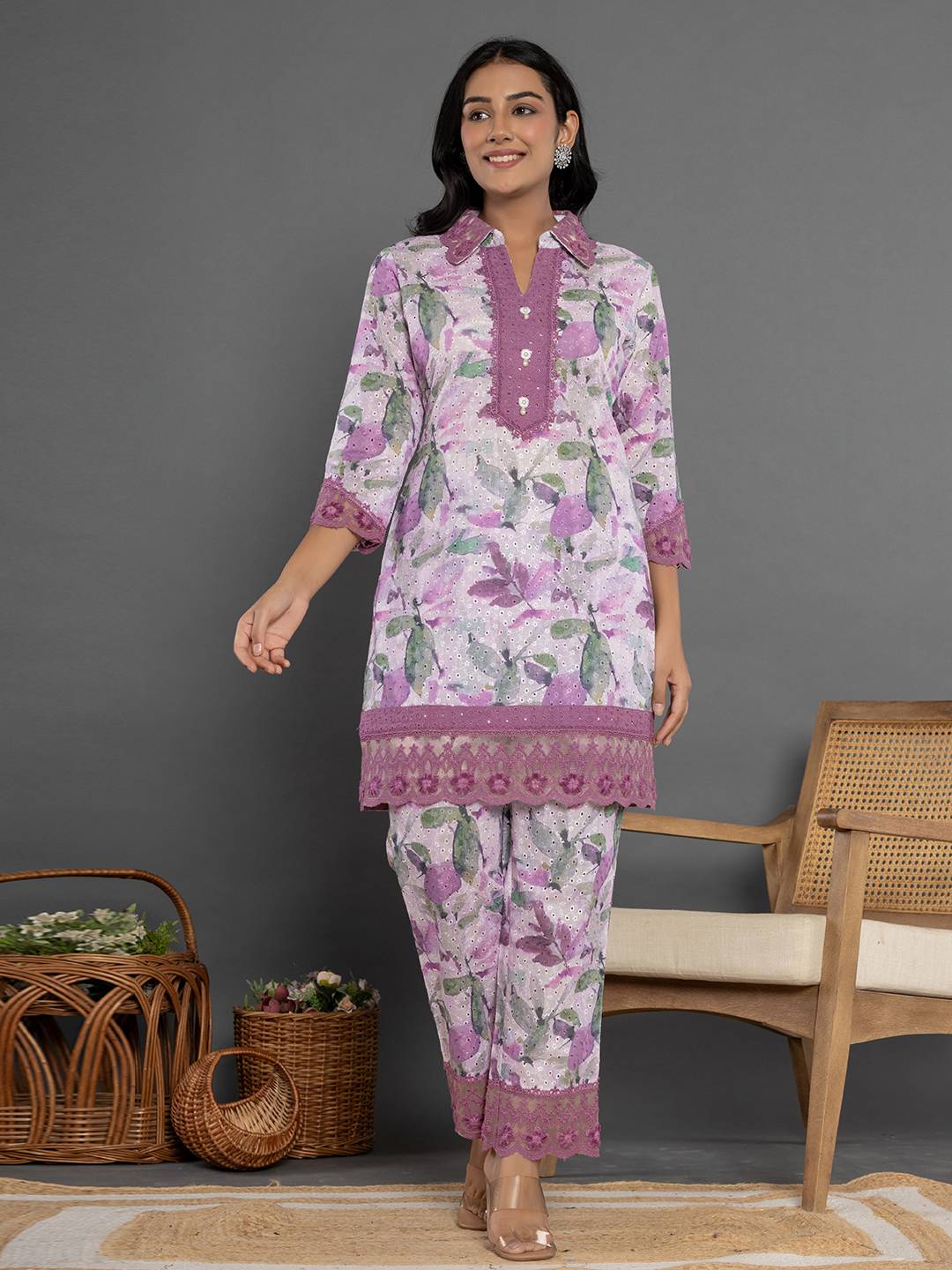 Purple-Cotton-Lace-Work-Schiffli-Co-Ord-Set