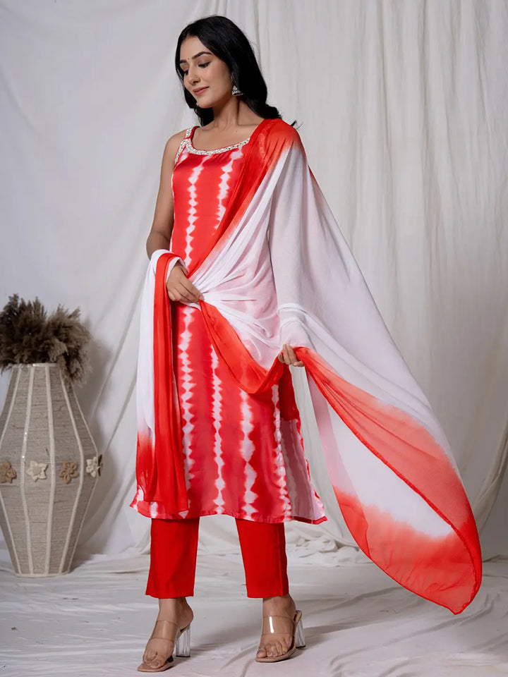 Red-Silk-Ethnic-Motif-Embroidered-3-Piece-Kurta-Set