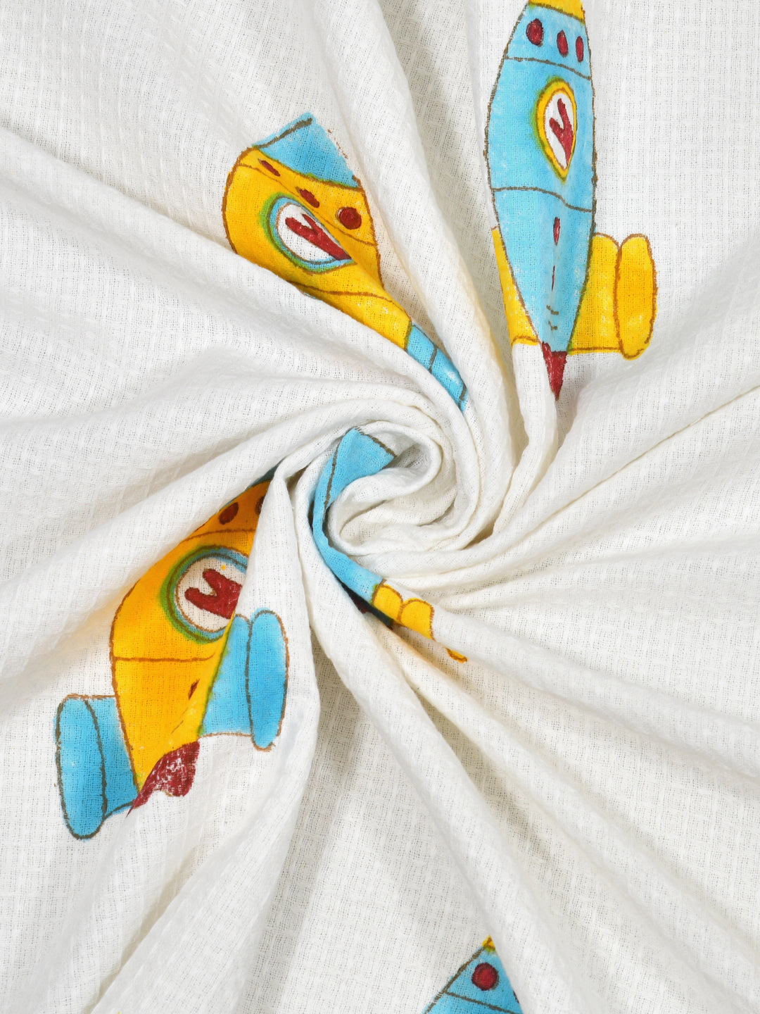 White-Waffle-Cotton-Rocket-Print-Towels-Gift-Set