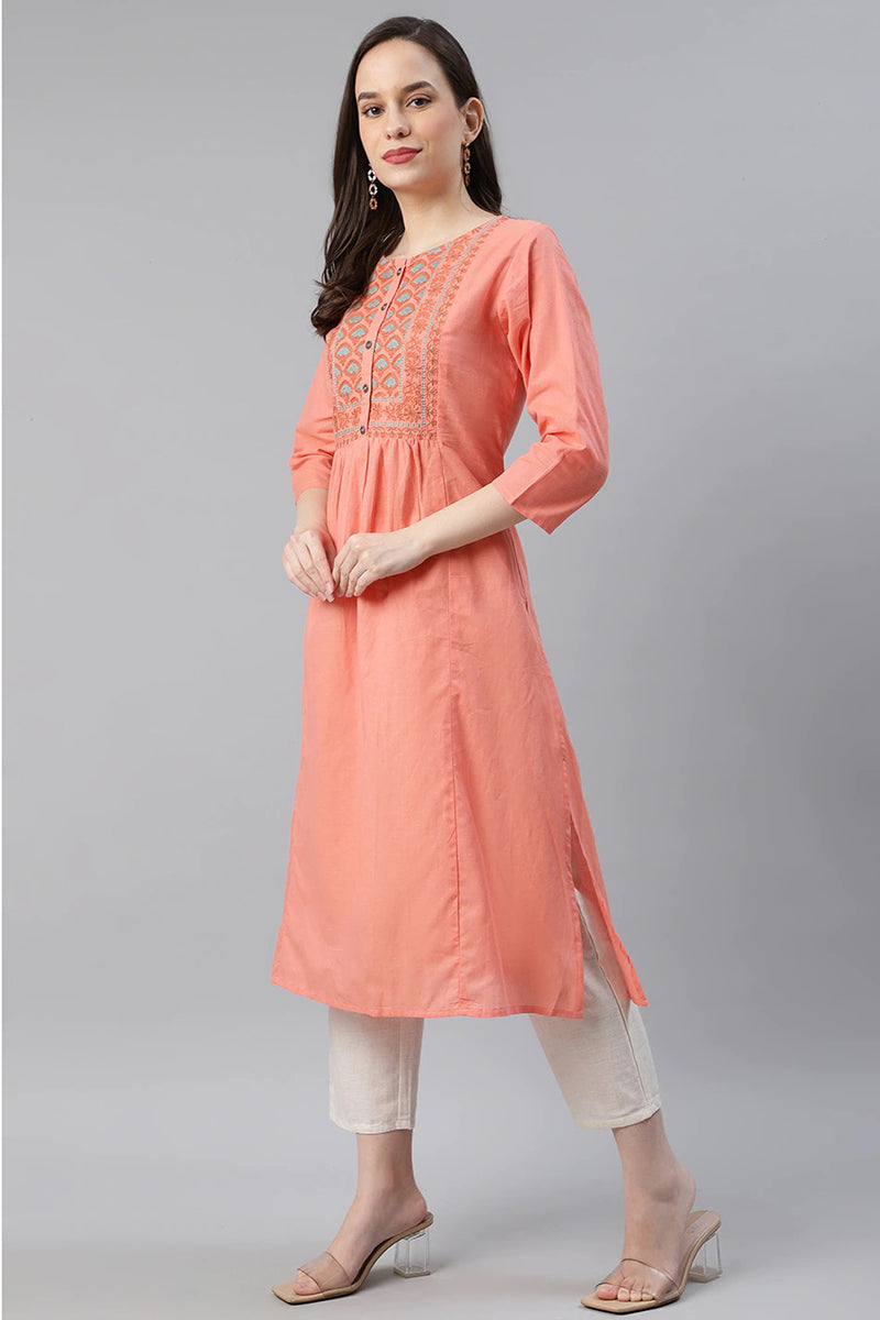Cotton-Pink-Motifs-Printed-Straight-3-Piece-Kurta-Set