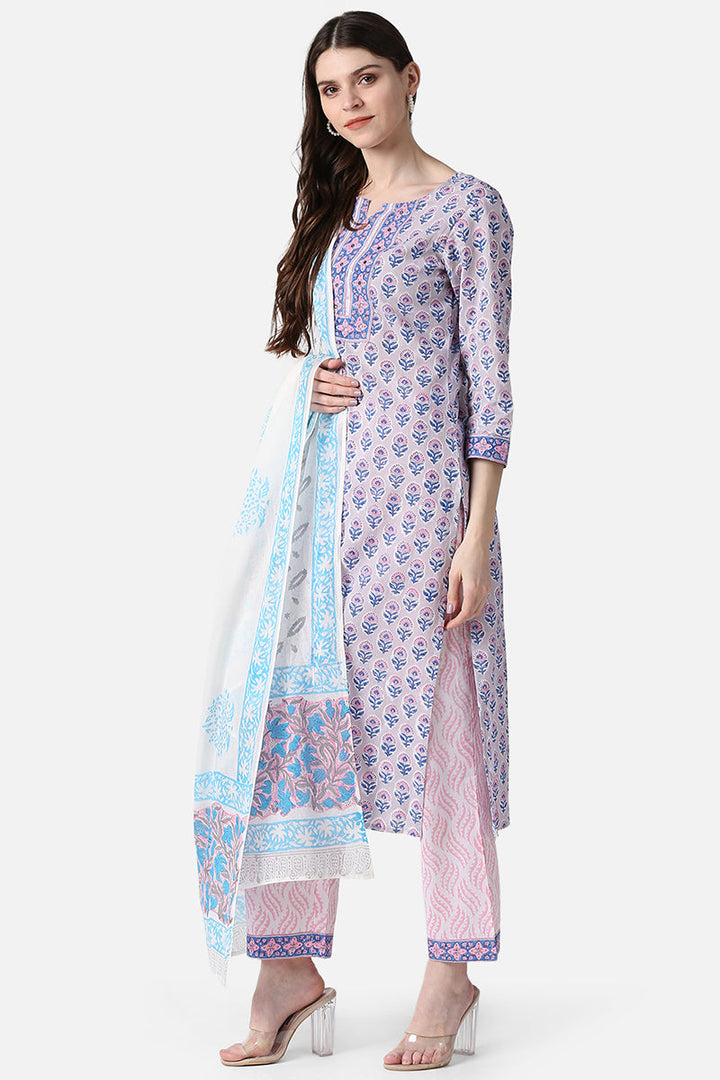 Lavender-Cotton-Motifs-Printed-Straight-3-Piece-Kurta-Set