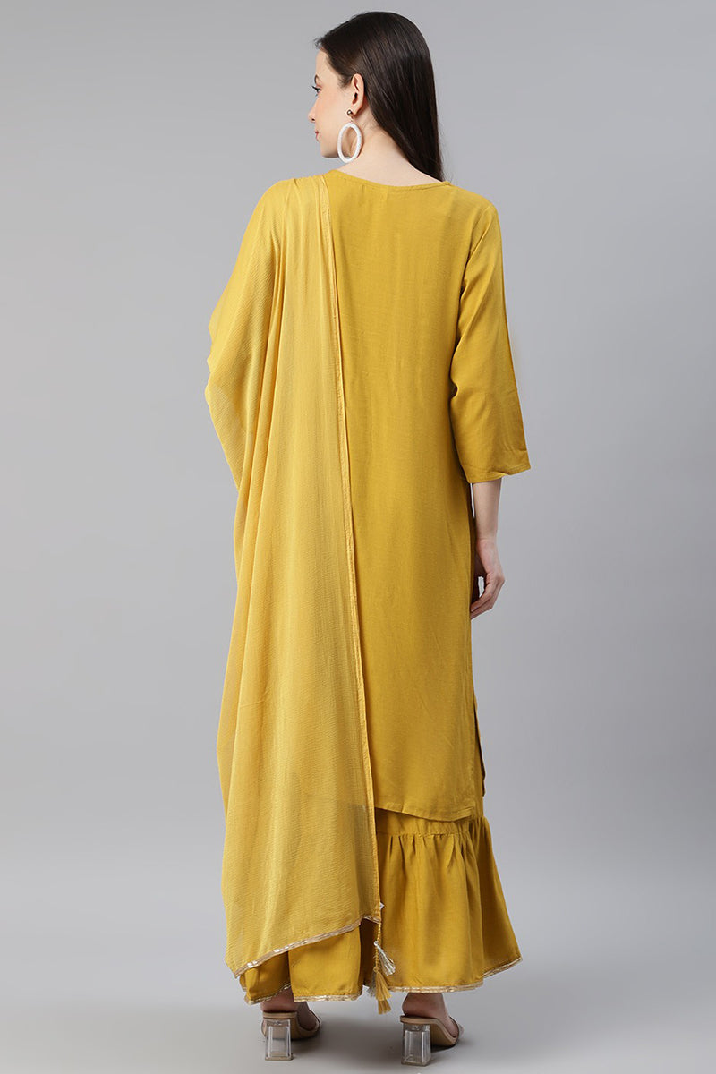 -Mustard-Cotton-Motifs-Printed-Straight-3-Piece-Kurta-Set