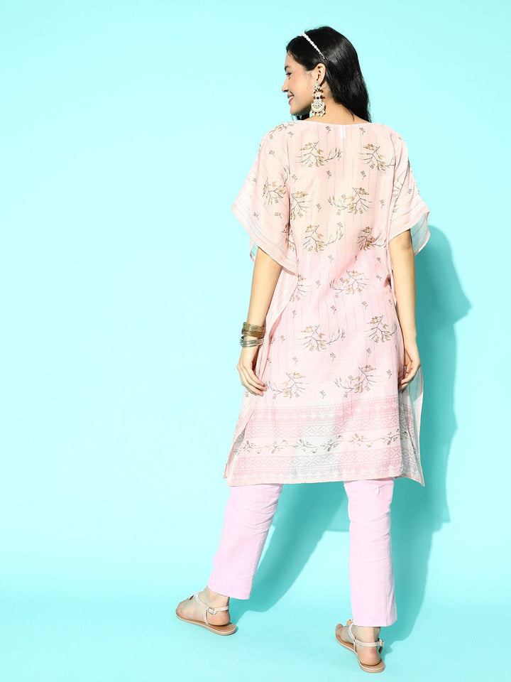 Floral-Printed-Kaftan-Kurta-1250KFTPK